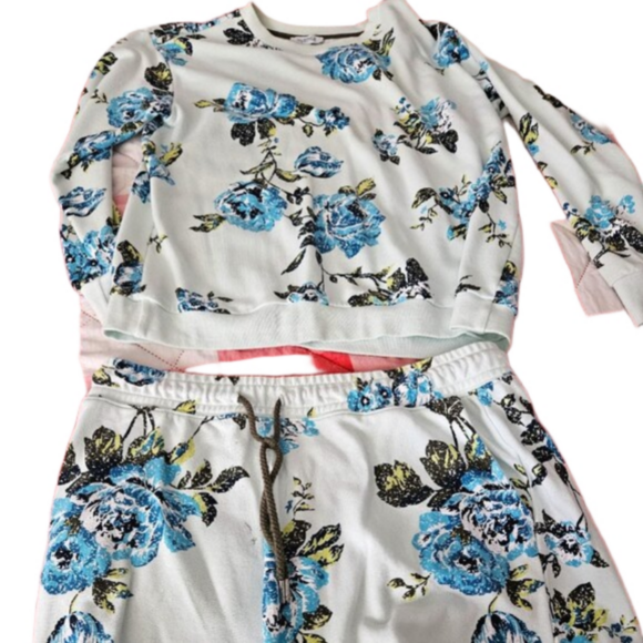 Summer Sweater and Short Set Size L True To Size - Picture 1 of 8